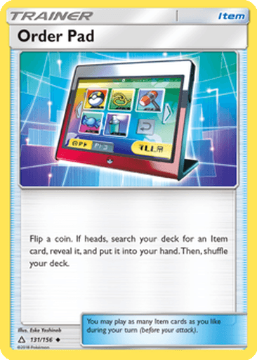 Order Pad