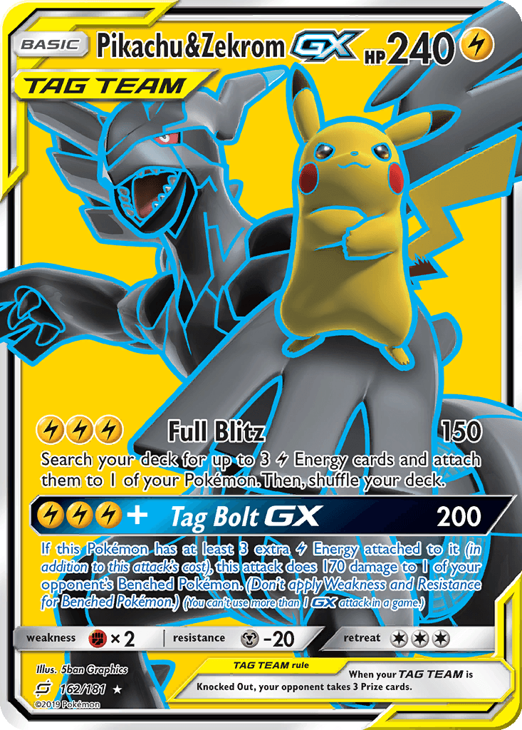 Pikachu & Zekrom GX