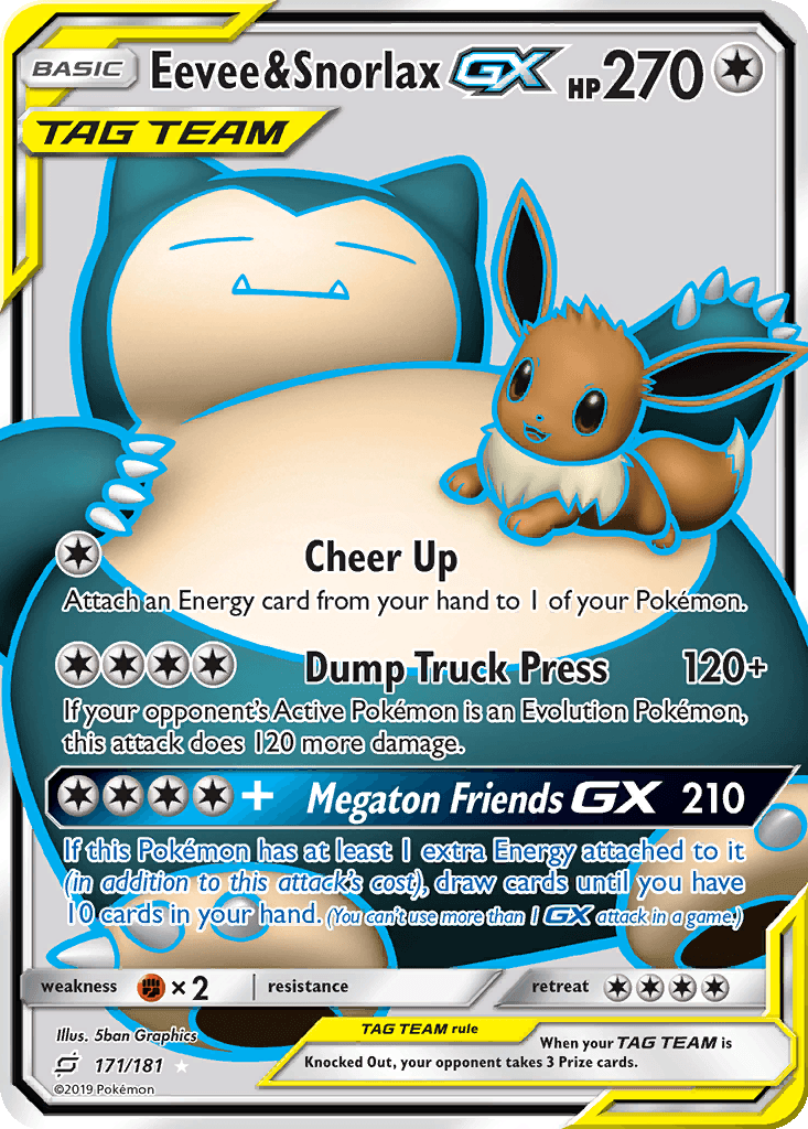 Eevee & Snorlax GX