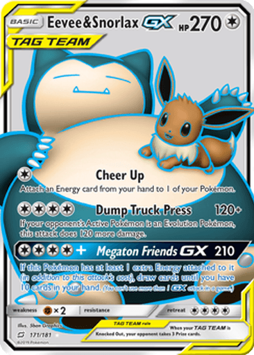 Eevee & Snorlax GX