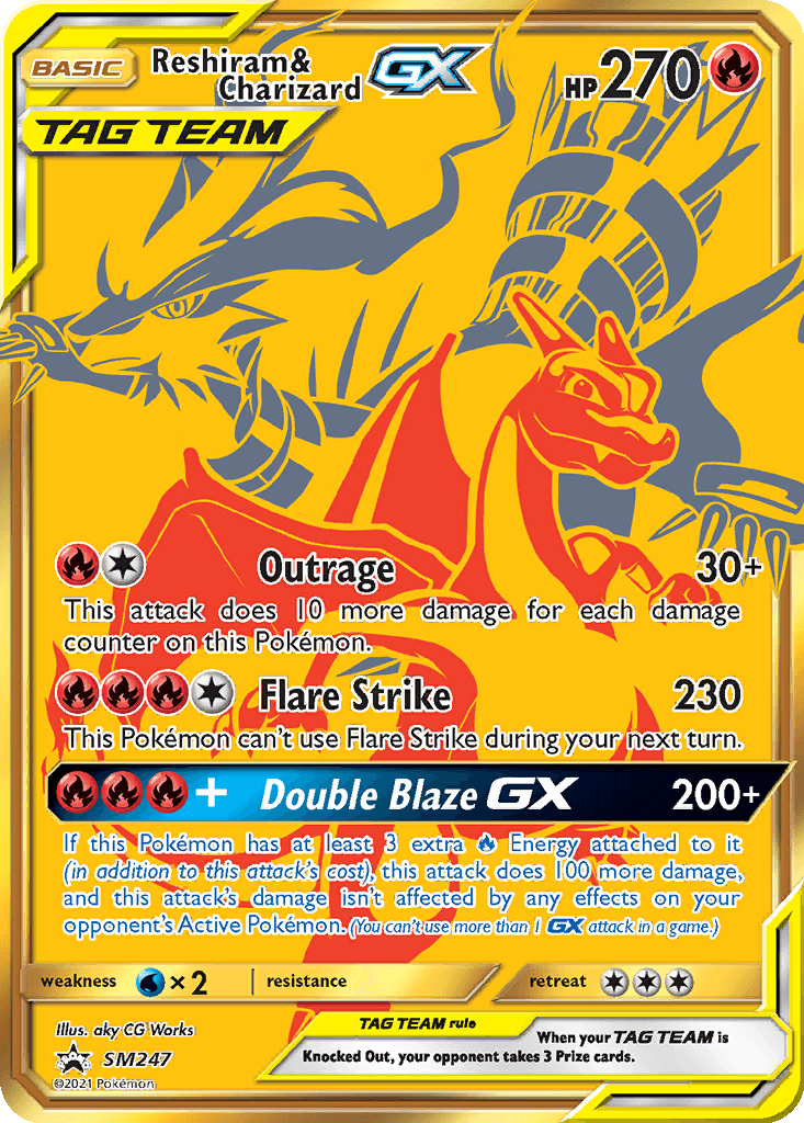 Reshiram & Charizard GX