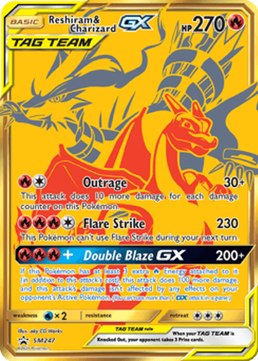 Reshiram & Charizard GX