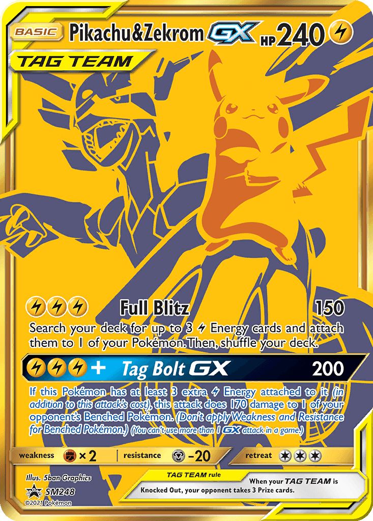 Pikachu & Zekrom GX