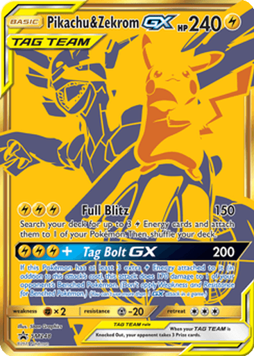 Pikachu & Zekrom GX
