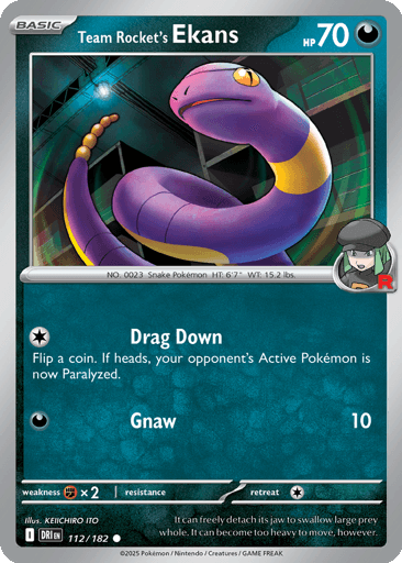 Team Rocket's Ekans
