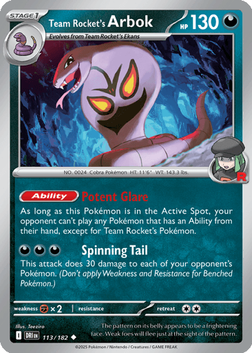 Team Rocket's Arbok