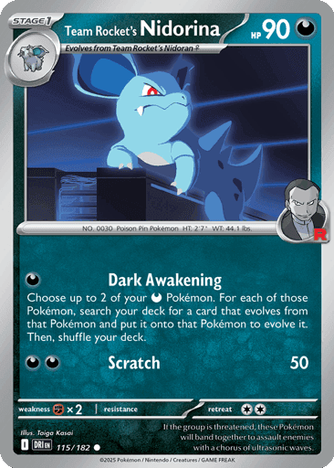 Team Rocket's Nidorina
