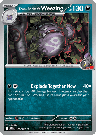 Team Rocket's Weezing