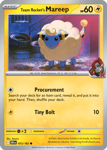 Team Rocket's Mareep
