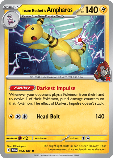 Team Rocket's Ampharos