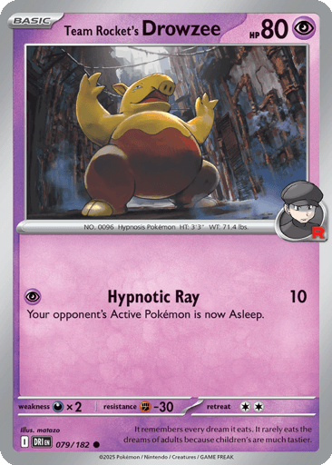 Team Rocket's Drowzee
