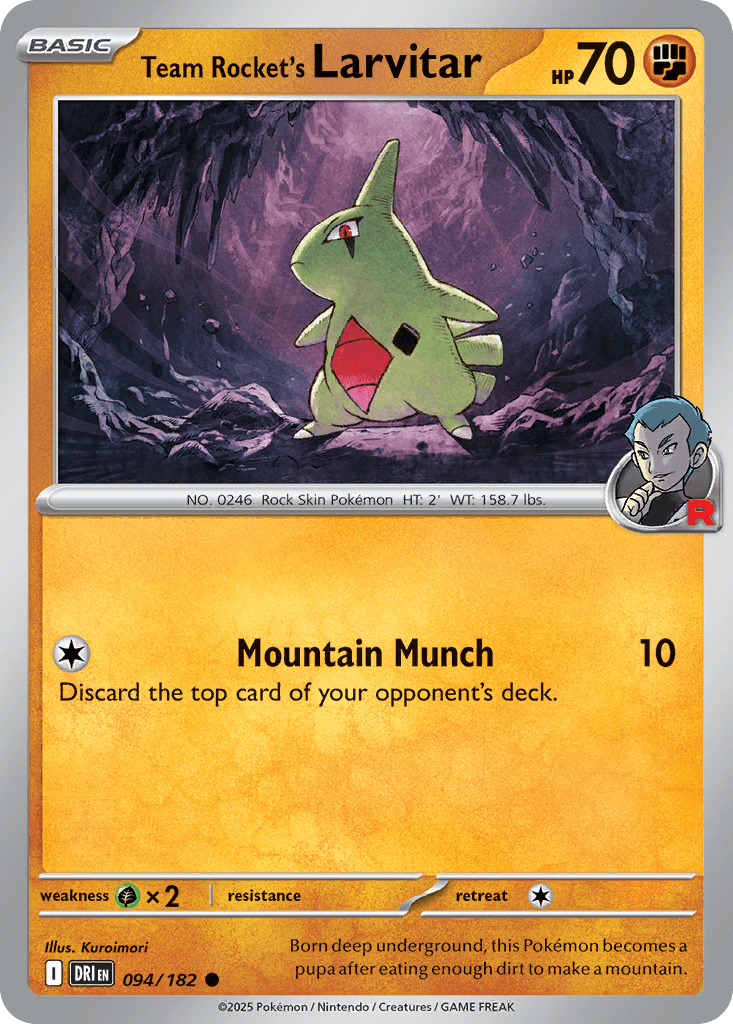 Team Rocket's Larvitar