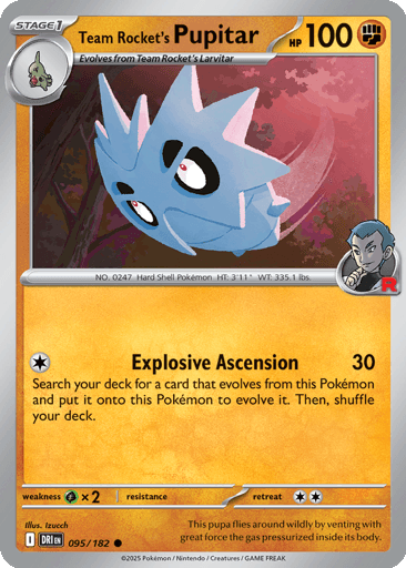 Team Rocket's Pupitar