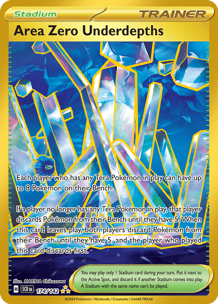 Area Zero Underdepths
