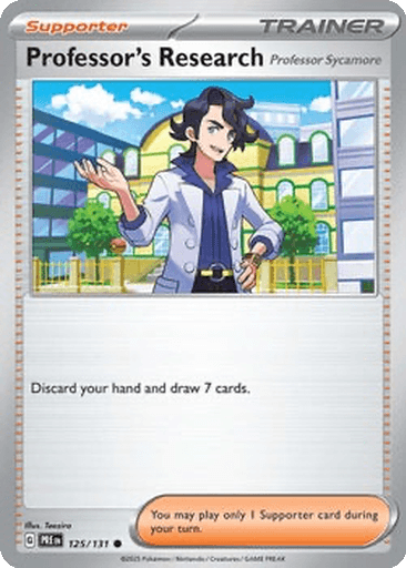Professor's Research (Professor Sycamore)