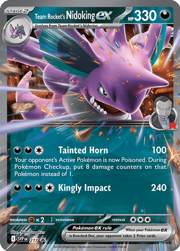 Team Rocket's Nidoking ex
