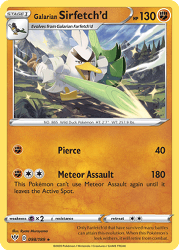 Galarian Sirfetch'd