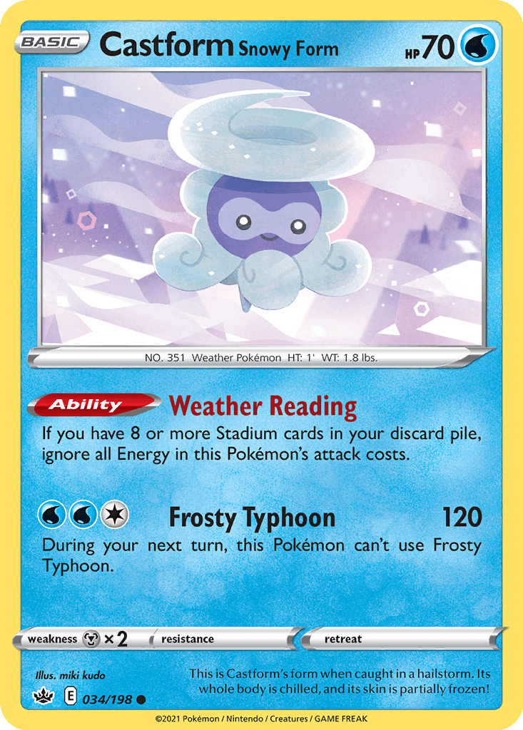 Castform Snowy Form