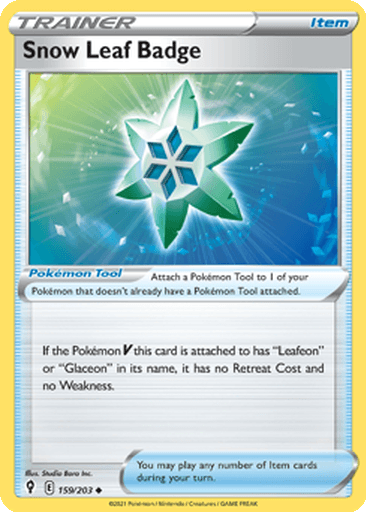Snow Leaf Badge